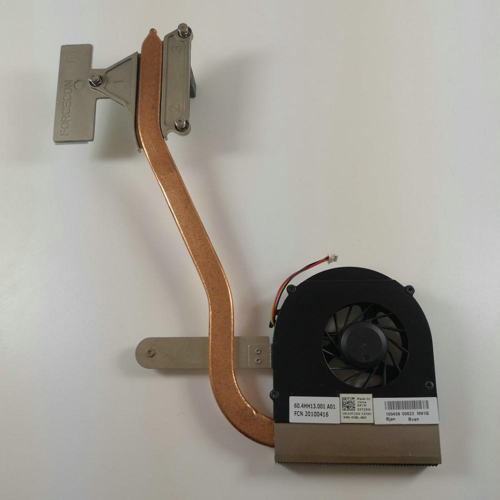 Novo original para dell inspiron 15r m5010 m501r n5010 ventilador de refrigeração do dissipador calor k28pw nc4tx 3t25w dfb45100m20t f91g ventilador refrigerador