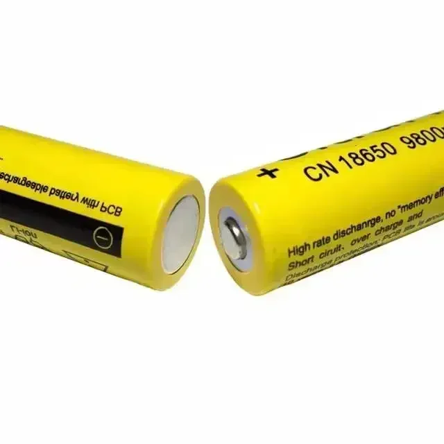 2025 nueva batería 18650 más vendida 3,7 V 9900 mAh batería recargable de iones de litio, adecuada para baterías de linterna LED