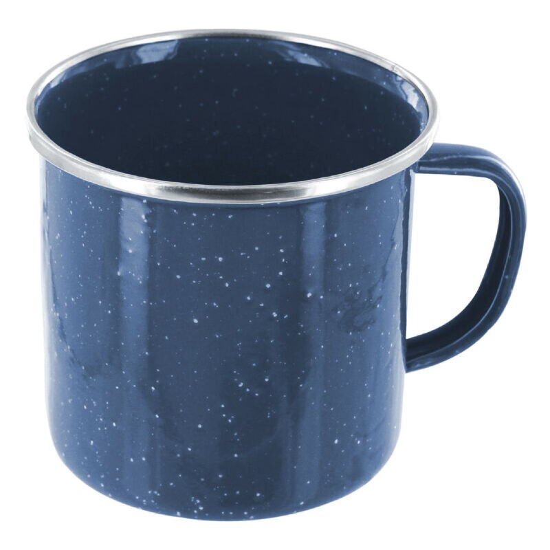 300ml Hause Küche Außen Tasse Camping Emaille Becher Blau Edelstahl Tasse Mund Multifunktionale Tasse