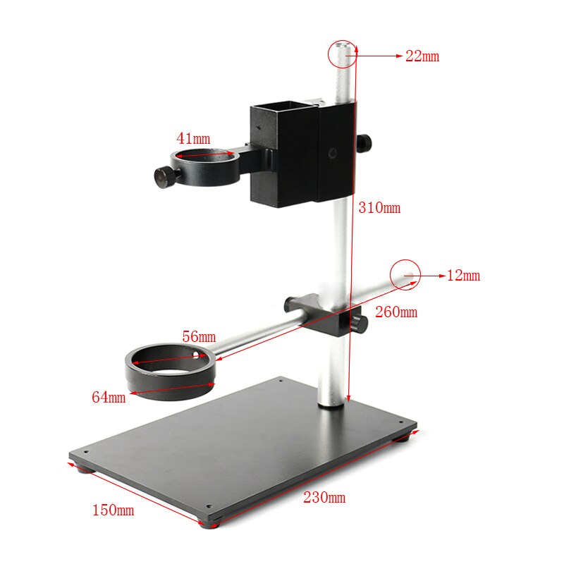 Full Metal Adjustable Microscope Stand Lab HDMI VG... – Vicedeal