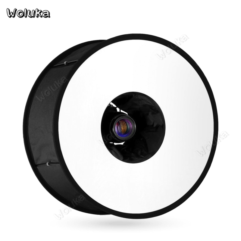 Ring light box 45cm speedlight softbox flash diffuser foldable soft cover studio small photography light box macro eyes CD50 T10