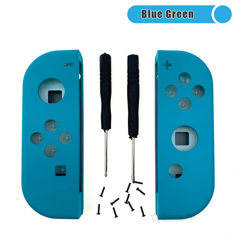 Housing Shell Case Cover for Nintend Switch NS NX Joy Con Controller Replacement Repair Accessories w Middle Frame + Tools