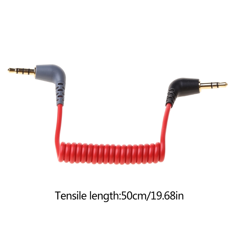 Cable adaptador TRS repuesto 3,5 mm a TRRS 3,5 mm para RODE SC7 SC2 Video MIC