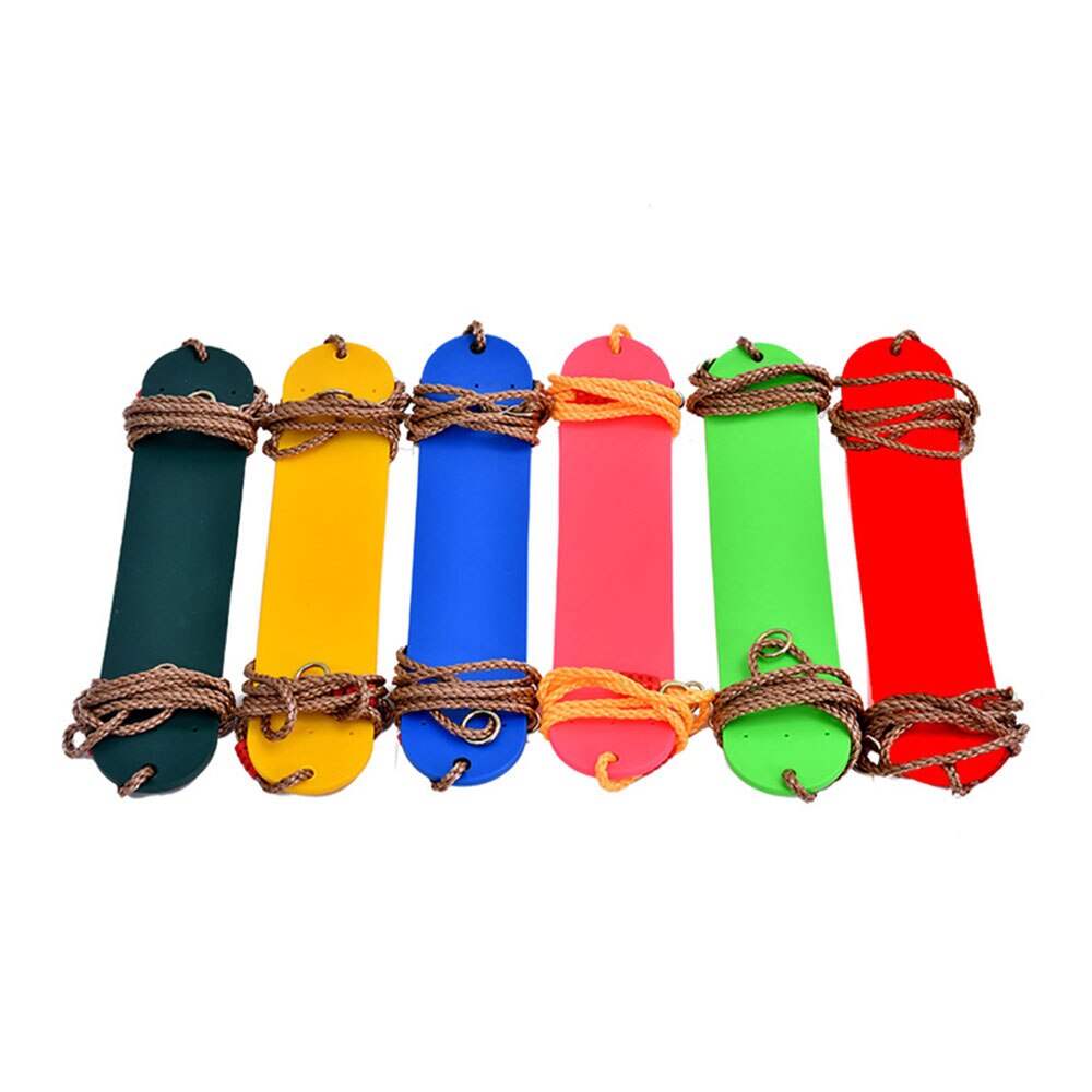 Child Outdoor Garden Tree Swing Rope Seat EVA Soft Board For Kids Color U-shaped Swing Toy Kindergarten Playground