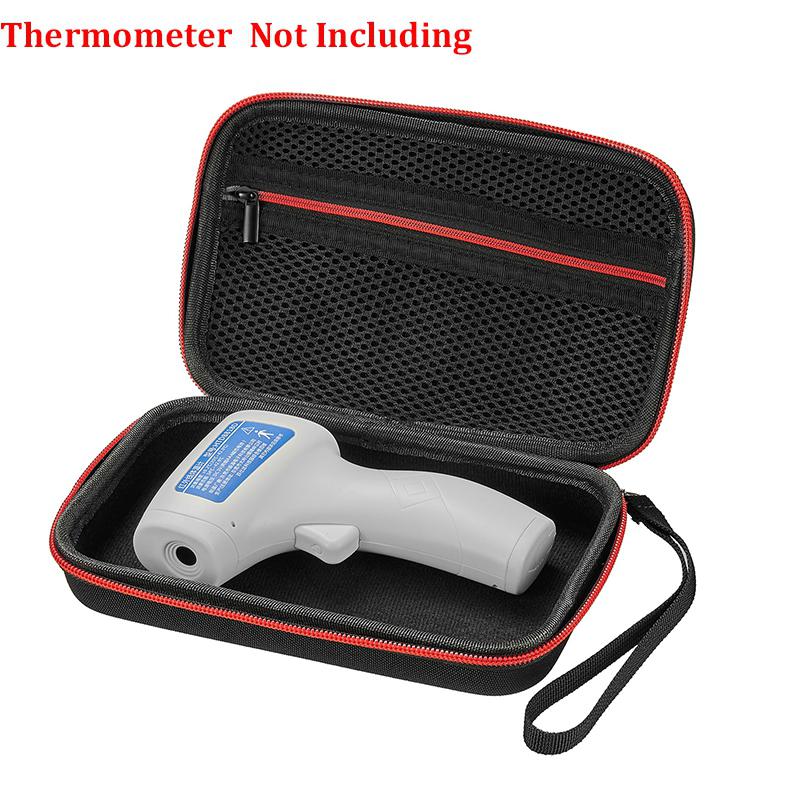 Forehead Thermometer Storage Case EVA Shockproof Protective Non Contact Infrared Thermometer Carrying Storage Box Organizor