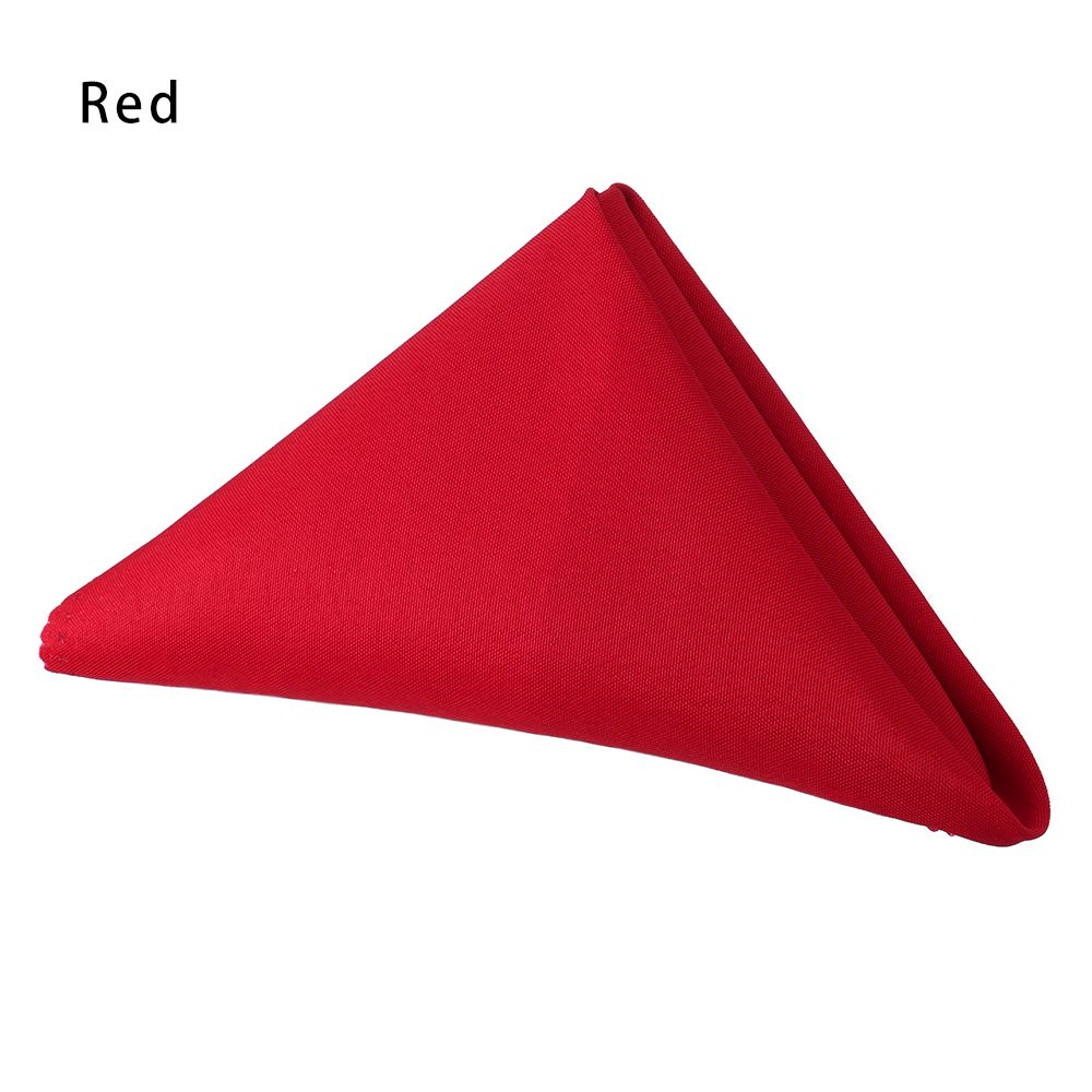 Tovaglioli per la cena rossi solidi: rosso