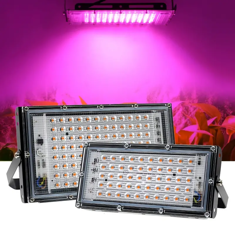Fytolampa pre rastliny, lampa 200w , 300 -wattové led svetlo na pestovanie v interiéri, full spectrum led pestovateľské svetlo 220v , 50w, 100w uv lampa fyto