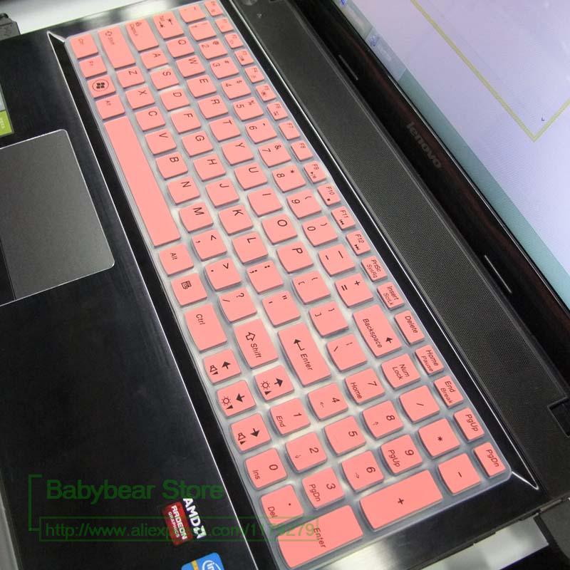 Neue Silikon tastatur abdeckung für Lenovo 15,6 zoll Y50-70 G50-80 Z500 B590 G510 G580 Y510P Y50 G50 Y570 Z580 Z560 b580 V580