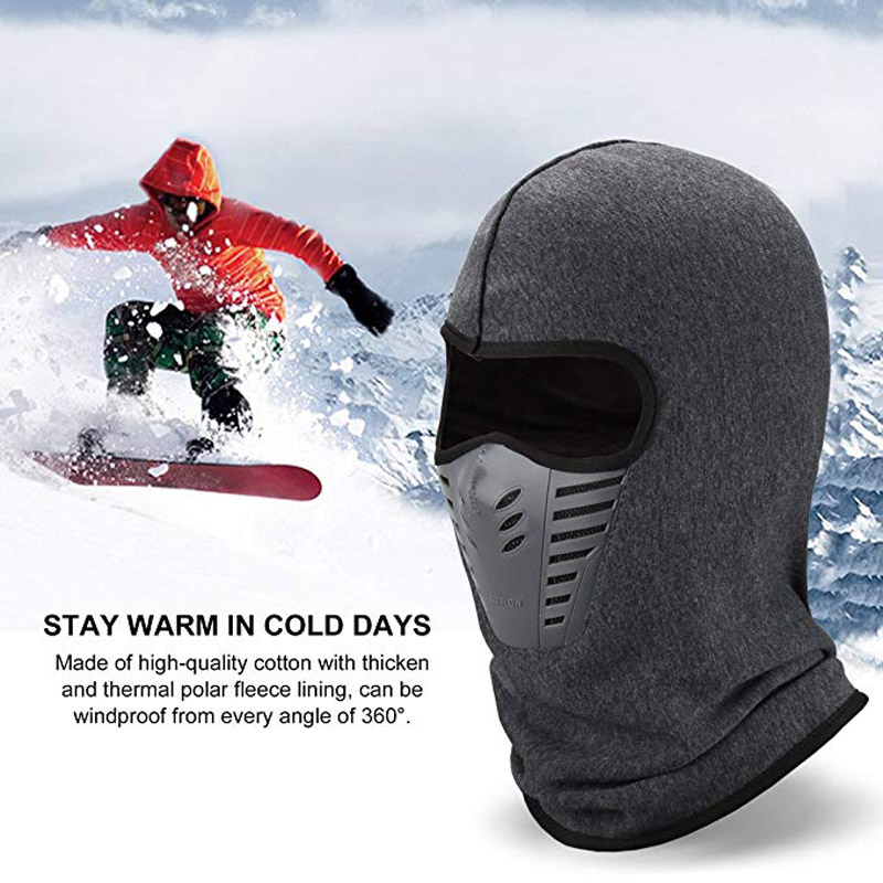 Stofdicht Fietsen Winter Fleece Warm Full Face Cover Anti-dust Winddicht Ski Mask Snowboard Hood Anti- dust Bike Sjaal