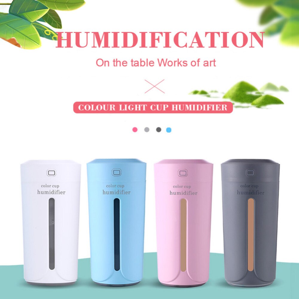 USB LED Ultrasonic Family Car Humidifier Air Distributor Purifier Nebulizer Batch