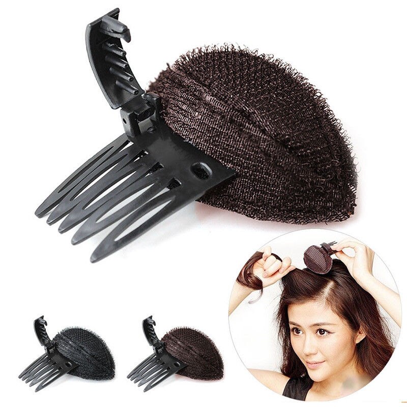 Almohadillas para el pelo de la frente, esponja Invisible, volumen esponjoso, peine de Clip, Base de inserción, herramienta de peluquería de estilo Diy, 1 ud.