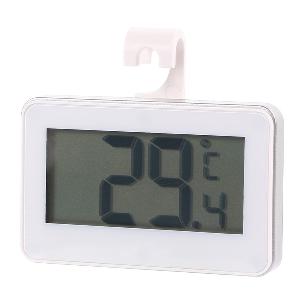 LCD Display Refrigerator Freezer Fridge Digital Thermometer Frost Alarm Kitchen Thermograph with Adjustable Magnet Hook
