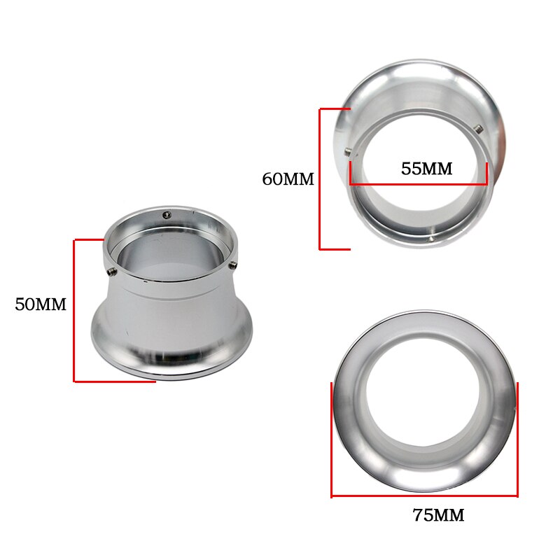 ZS MOTOS – carburateur filtre à Air, 55mm, Modification en compétition, coupe-vent, cornet, pour PWK 32 34 mm