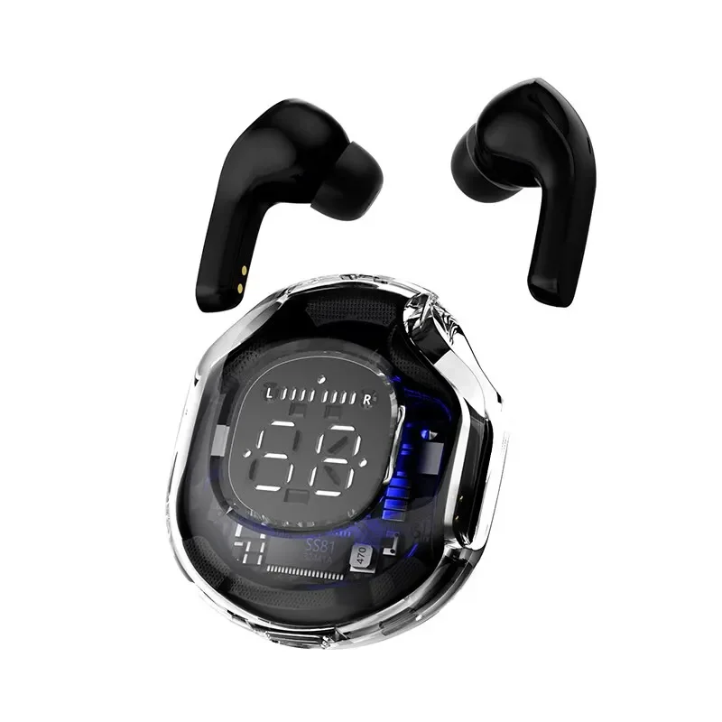 PRO T8 TWS słuchawki Bluetooth 9D Stereo bezprzewodowe słuchawki douszne słuchawki HiFi zestaw głośnomówiący z mikrofonem dla Xiaomi iPhone: Czerwony