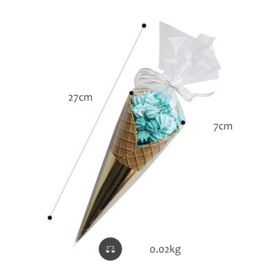 SWEETGO Künstliche marlin Bohne Eis Kegel Ornament emulieren lebensmittel Nachtisch modell aus Tonne schaufenster fotografie werkzeuge profis: Blau