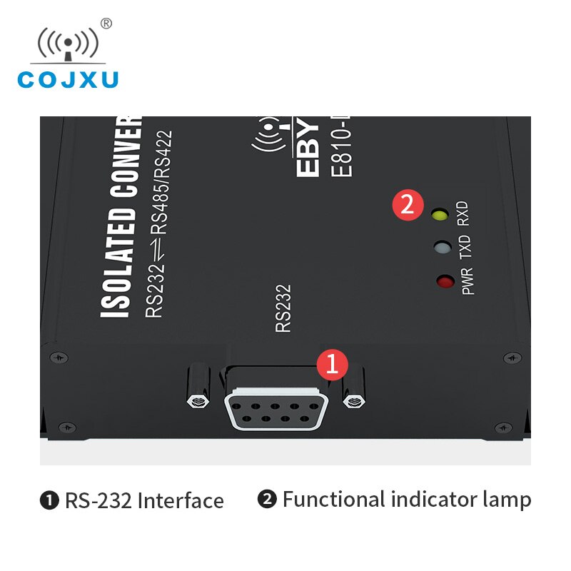 RS232 Om RS485/RS422 Draadloze Transparante Transmissie Cojxu E810-DTU (Rs) Lange Afstand Server Poort Converter Voltage Bescherming