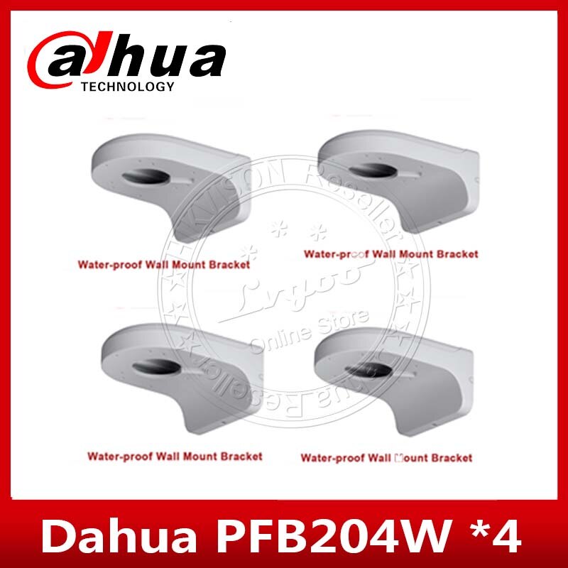 4 stk / parti dahua pfb 204w vandtæt vægbeslag aluminium til ipc-hdw 4631c- a ipc-hdw 4831em- ase ipc-hdw 4431em- ase express