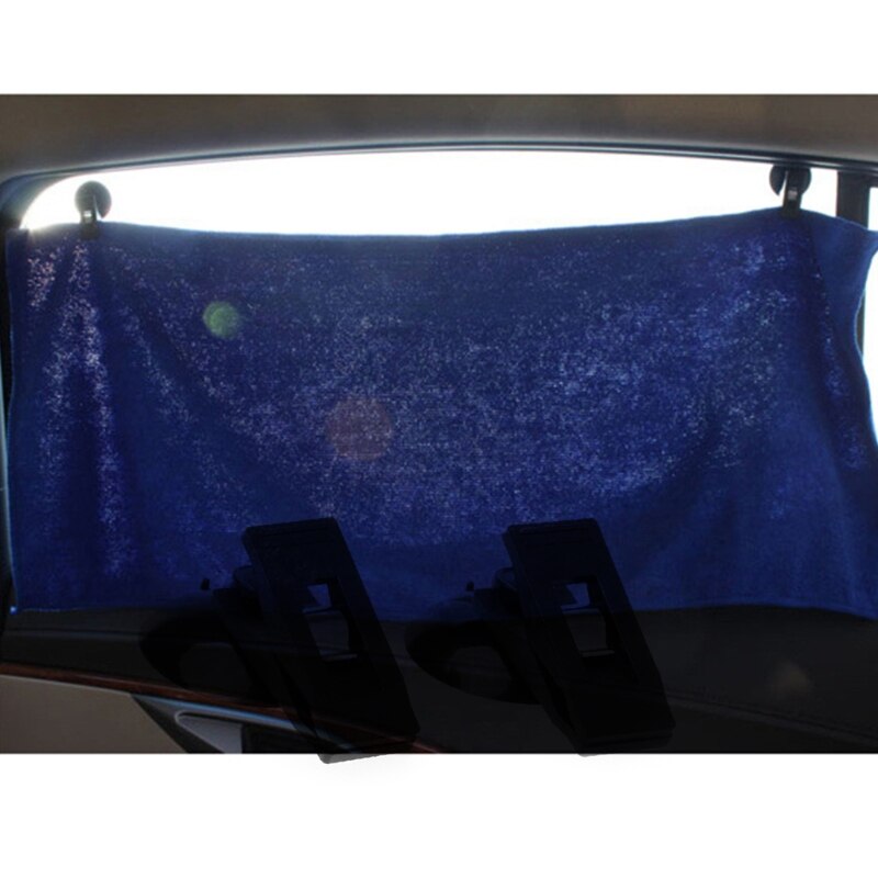 1 Pair Universal Car Windshield Parking Card Ticket Holder Clip Organizer w/Suction E7CA