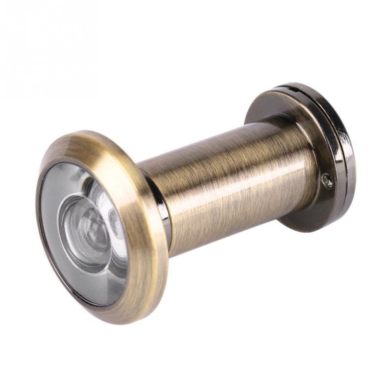 200 Graden Brede Kijkhoek Deur Viewer met Zware Privacy Cover Sight Voor Thuis Gereedschap: Green Bronze
