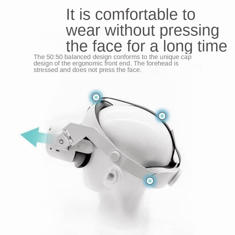 Strap Adjustable for Oculus Quest 2 VR,Increase Supporting force and improve comfort-oculus quest2 Accessories