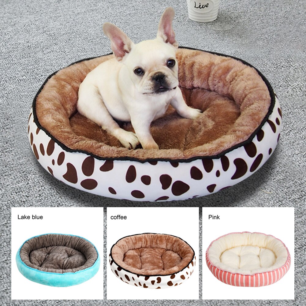 Hond Bedden Voor Grote Medium Kleine Honden Puppy Labrador Verbazingwekkend Kat Marshmallow Wasbare Ronde Bed Wasbare Pluche Huisdier Bed