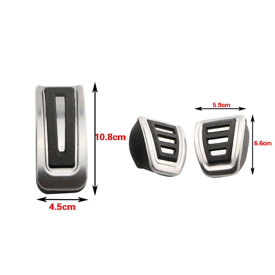 Auton kytkin kaasu jarrupolkimet suojus volkswagen vw polo bora lavida golf  mk4 santana jetta  mk4 varten skoda fabia (lhd)