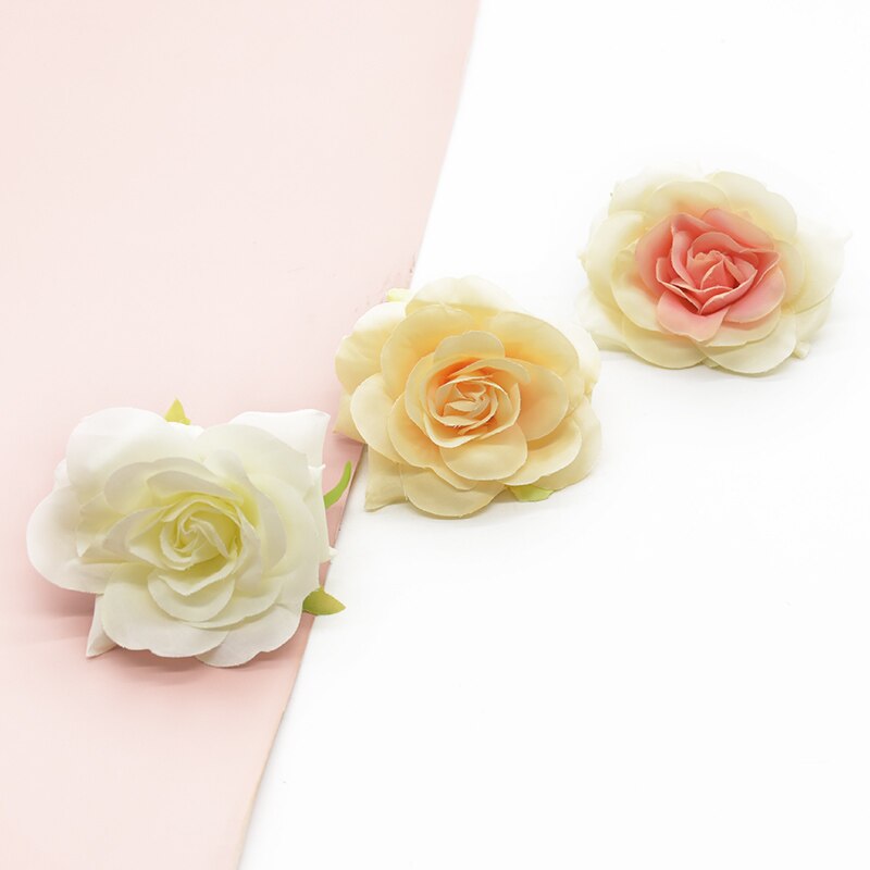8CM Artificial flowers Wedding supplies Indoor furnishings Diy Flower arrangement Candy box Scrapbooking Home Decoration