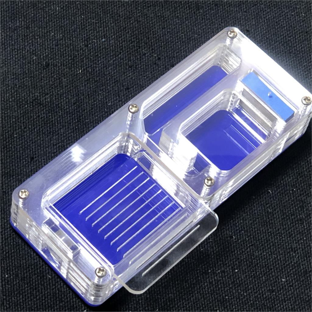 DIY Acrylic Ant Farm maze with Feeding Area Ants House Factory Ant Nest Villa Insect spong moisturing Nest Pet Anthill: DEEPBLUE