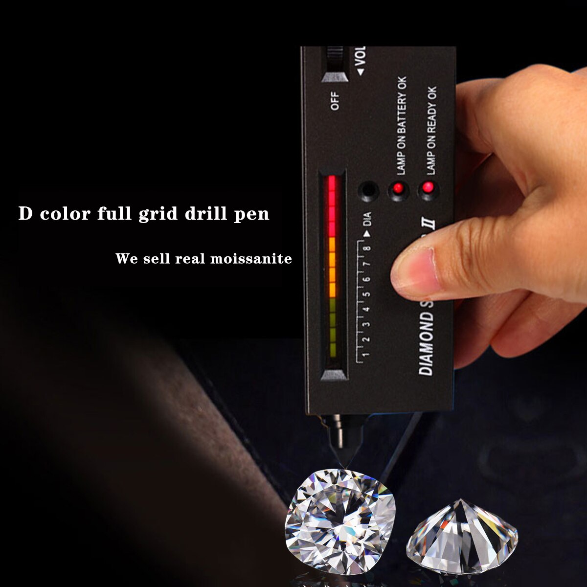 Pietre preziose sciolte autentiche al 100% Moissanite pietre GRA D colore VVS1 5*7mm 1ct forma di cuscino diamante da laboratorio per anello di diamanti In gemma sfusa