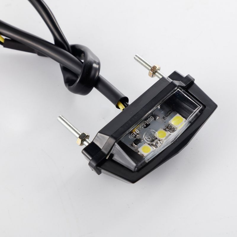 Luz LED para matrícula de motocicleta, 12V, para YAMAHA XMAX125 XMAX250 XMAX 400 X300 V-MAX 1700 VMAX1 SEROW225