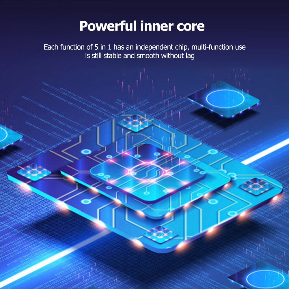 5 in 1 USB 3.1 HUB Adapter Type-C to HDMI-compatible USB2.0 USB3.0 PD Fast Charge Converter Notebook Accessories USB-C Hub