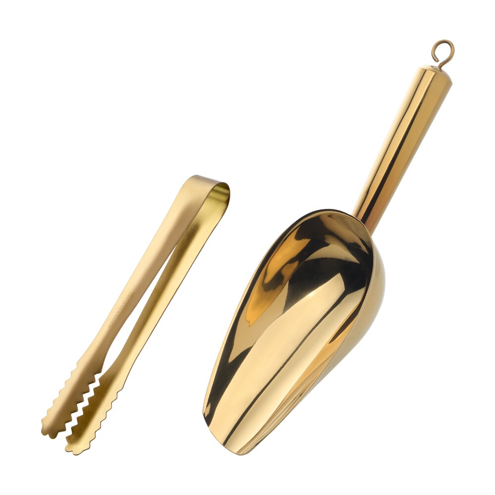 Pala multiusos sólida de acero inoxidable, utensilio de cocina, pala para alimentos, harina, dulces, 2 uds.