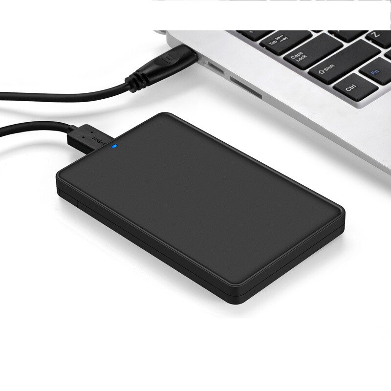 Disque dur externe USB 2.5 vers SATA 3.0 pouces, boîtier USB3, boîtier noir, outil gratuit, Support UASP pour SSD/ 2 to