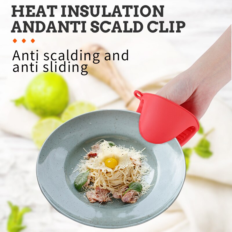 Oven Handschoenen Isolatie Clip Mitts Potholder Handschoen Koken Magnetron Antislip Gripper Pot Houder Keuken Bakken Tools