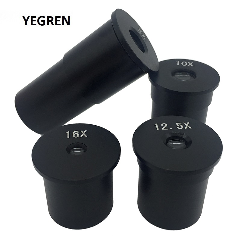 Oculaire Huygens pour série XSP, objectif optique de Microscope biologique Simple, monture H5 H10 H12.5 H16, 23.2mm, 5X 10X 12.5X 16X