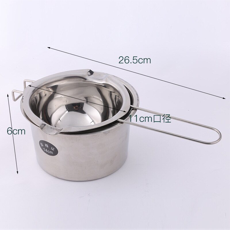 Conjunto de hervidor de cera hecho a mano, jabón artesanal, velas aromáticas, Caldera de fusión de chocolate, herramientas de vela: Inner outer pot set