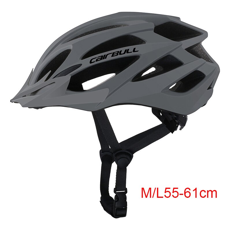 Cairbull ultralichte fietshelm, integraal gevormde fietshelm, mtb-racehelm, veiligheidshelm, helm, capacete: C39- grijs