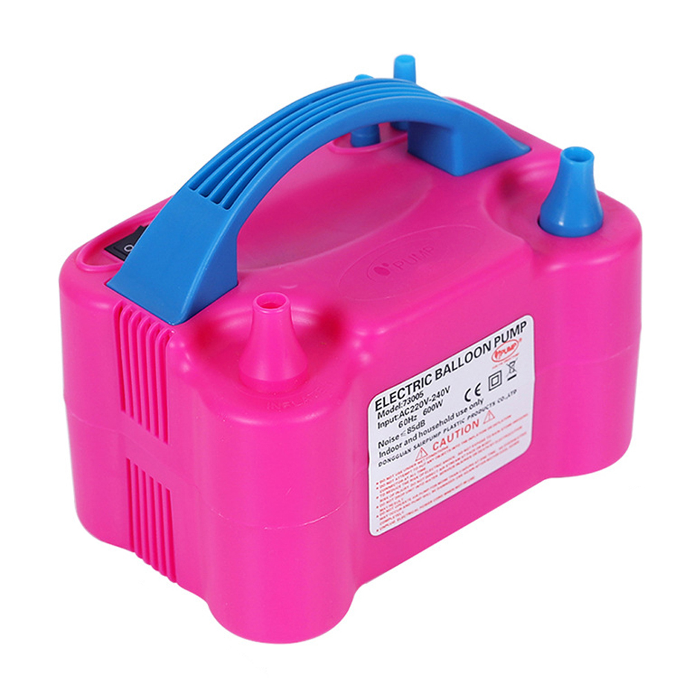 220 V-240 V Ballon Luftpumpe Elektrische hoch Energie Zwei Düse Luft Gebläse Ballon Inflator Pumpe Schnelle tragbar aufblasbare Werkzeug