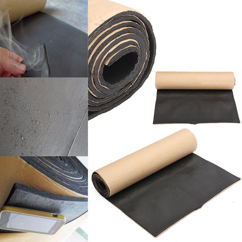 12-teiliges Dämmmatte-Set 40x25cm, 5mm – Selbstklebend, Schallschutz, Wärmedämmung & Brandschutz Fürs Auto