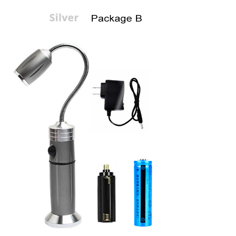 D2 Tragbare 360 Grad Magnetische LED Grill Licht Lampe Einstellbar für BBQ Grill Grillen Lichter draussen Grill Beleuchtung Werkzeuge: Paket B