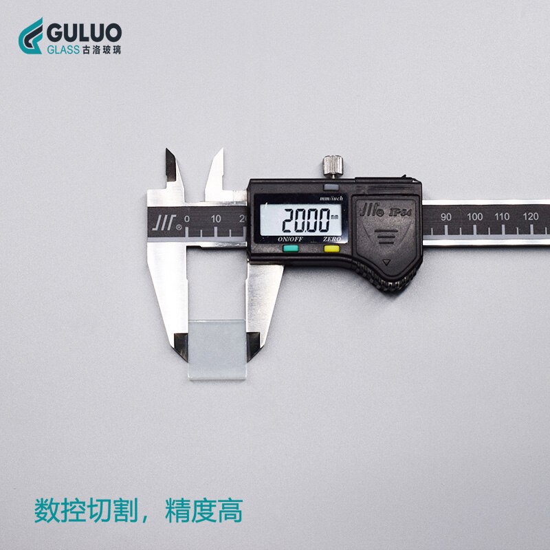 High Light Transmission FTO Conductive Glass for Laboratory Use 20*20*1.6mm 14 Ohm