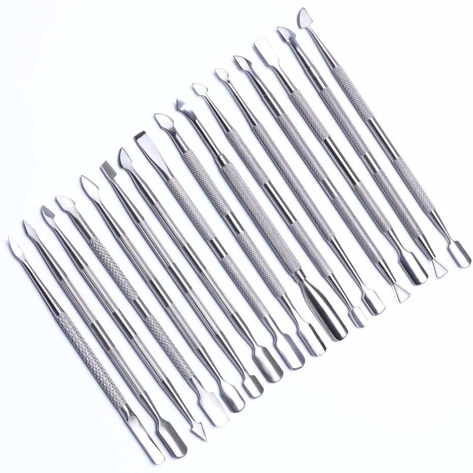 STZ-cortauñas de acero inoxidable para cutículas, cortador de cutículas, removedor de esmalte, recortador de piel muerta, herramientas de manicura, A17