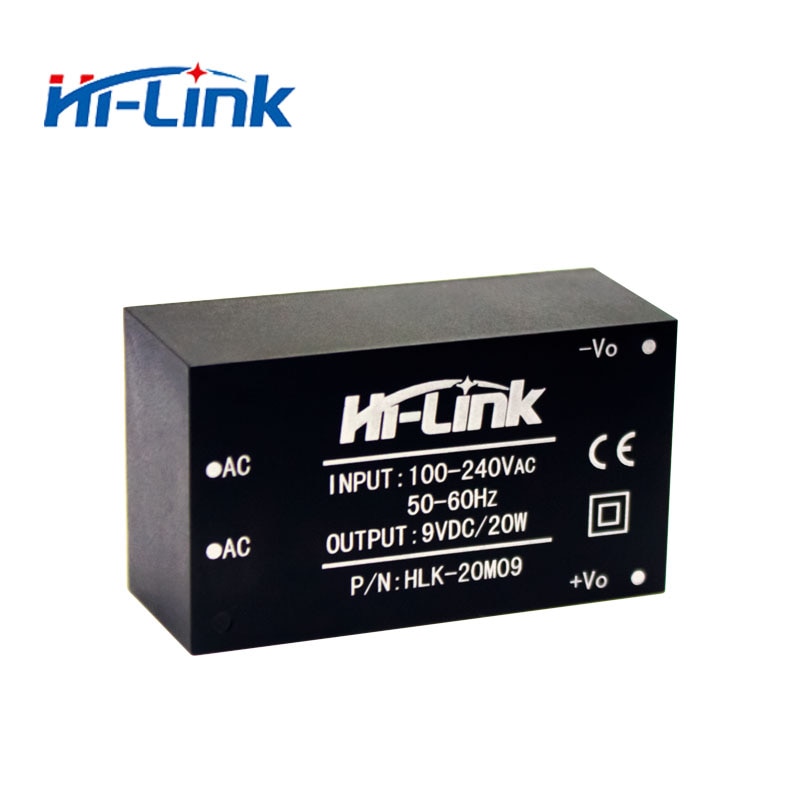 2 pcs/lot Hi-Link HLK-20M09 220v 9V 20W AC DC compact isolated step down power supply module