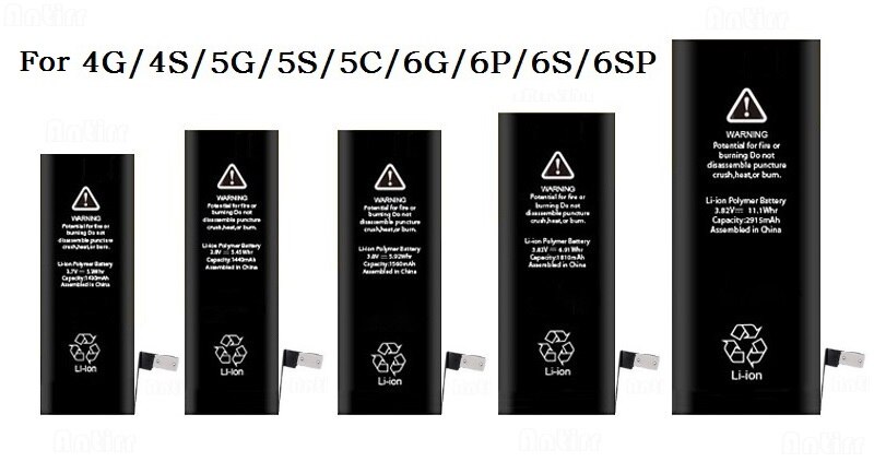 Batería de repuesto para iphone 4, 100% mah, 1420 v, 4G, IP4G, con herramientas de reparación, novedad de 3,7