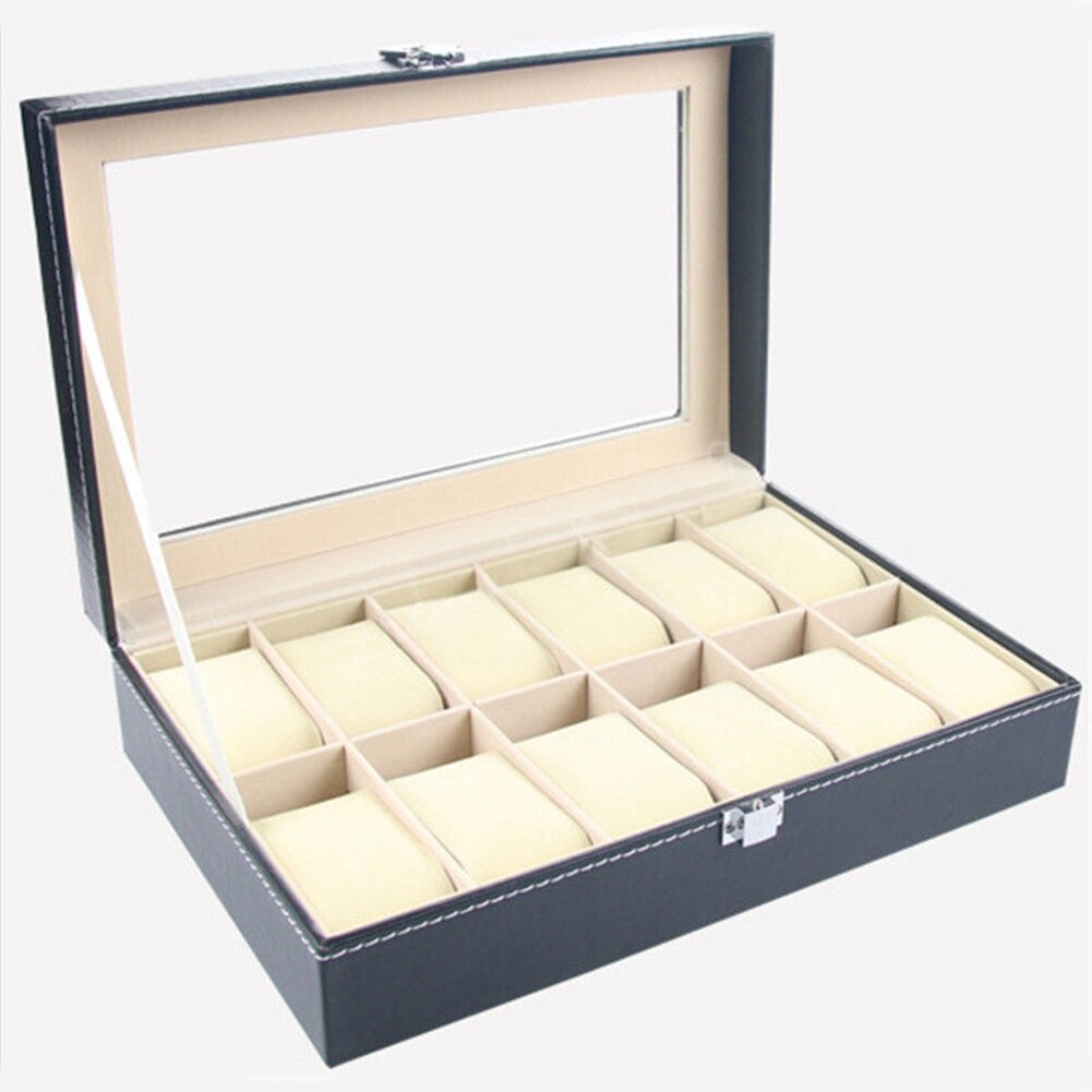 Caja Organizadora De Joyas De 2 Capas Con Piel Sintetica