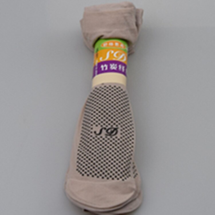 10 par sokker #39 krystal tynde gennemsigtige tynde silkestrømper kvinder om sommeren sokken vrouwen fløjl leopard: Mørk hud