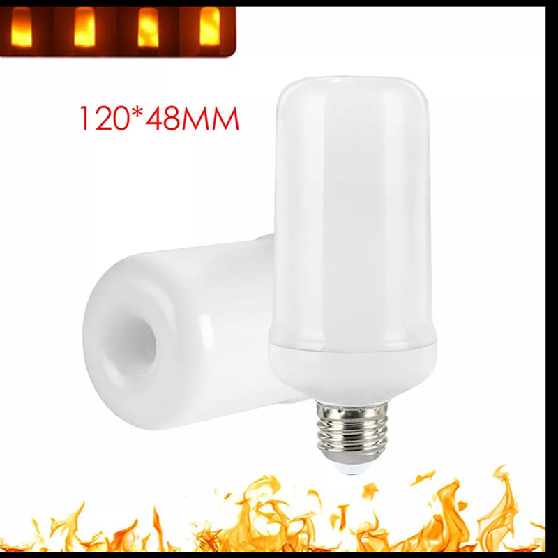 Led Simulated Flame Bulb 5W 9W 15W E14 E27 B22 85-265V Luces Home Electronic Accessories Flame Lamp Flame Effect Bulbs Lampada: 9W 4 Modes / B22