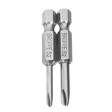 Broppe 2 stk sett 3.0/4.5mm stk y-type skrutrekker borbits skrutrekker biter sekskantet skaft magnetisk 1/4 &quot; sjåfør biter hånd y formet