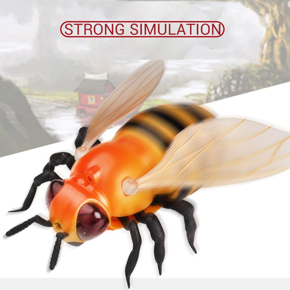 High Simulation Animal bee ladybug Infrared Remote Control Kids Toy Funny Prank Realistic RC Tricky Toys