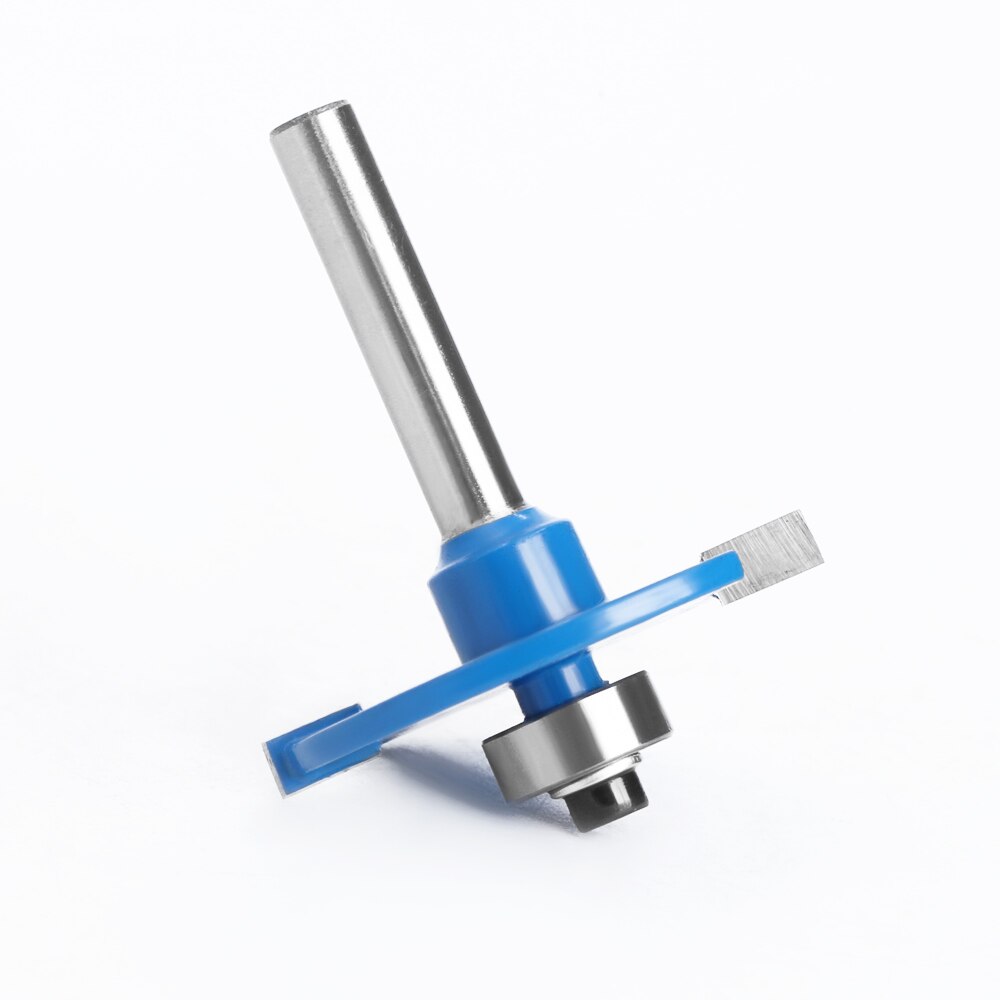 1pc 6mm 6.35mm Shank T-Sloting Biscuit Joint Slot Cutter Jointing Slotting Router Bit 4mm Height Milling Cutter wood working